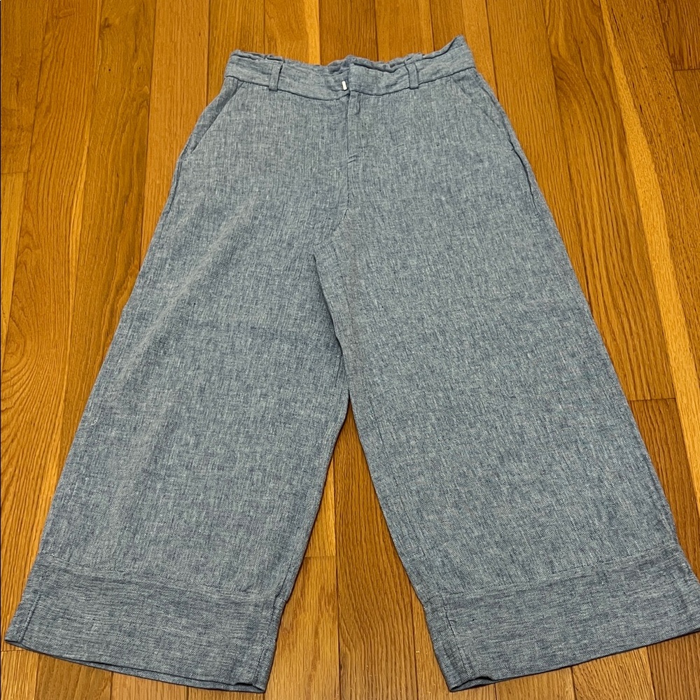 Banana Republic Heathered Gray Ankle Pants
